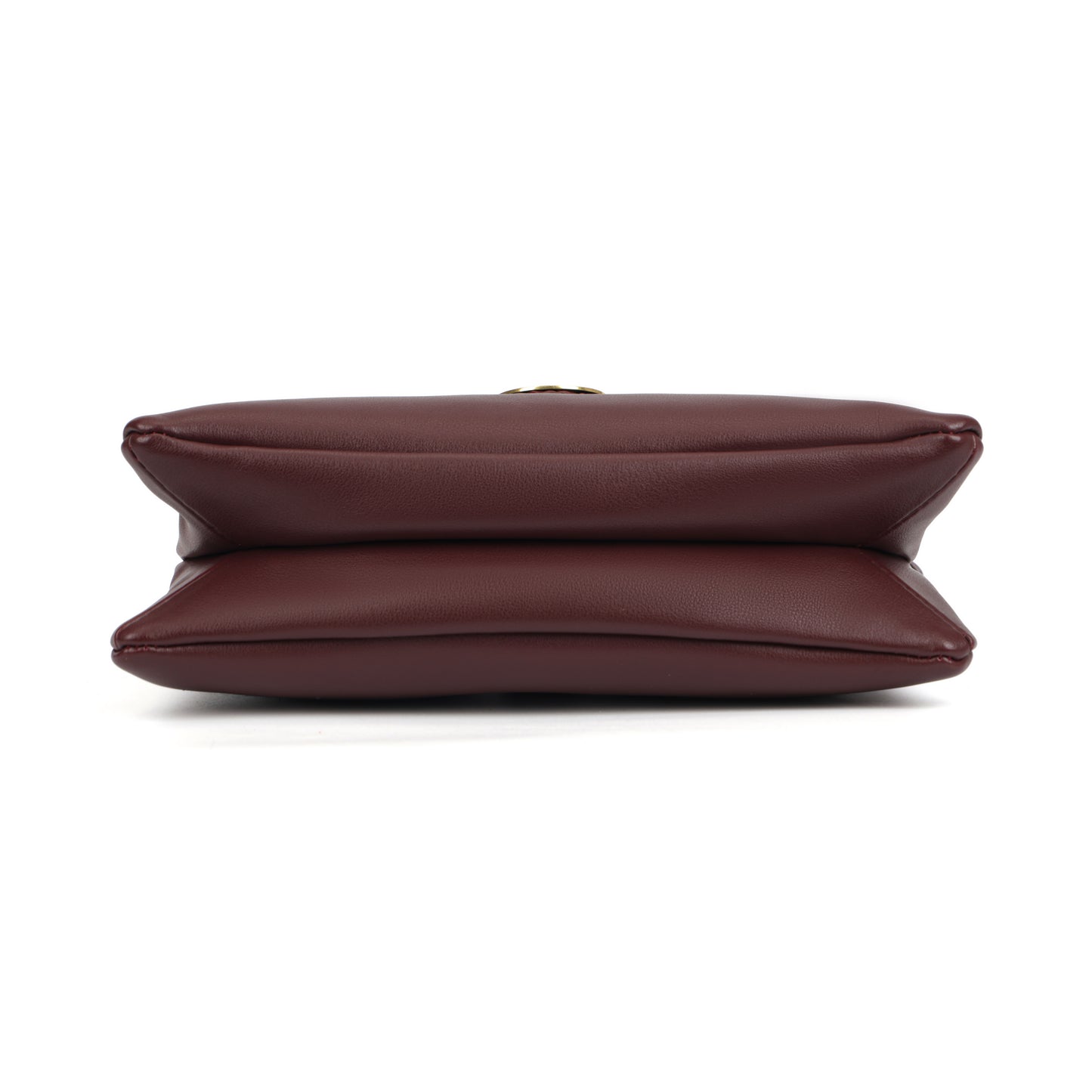 Modern Grace Niche Luxury Style Burgundy Leather Crossbody & ClutchBag