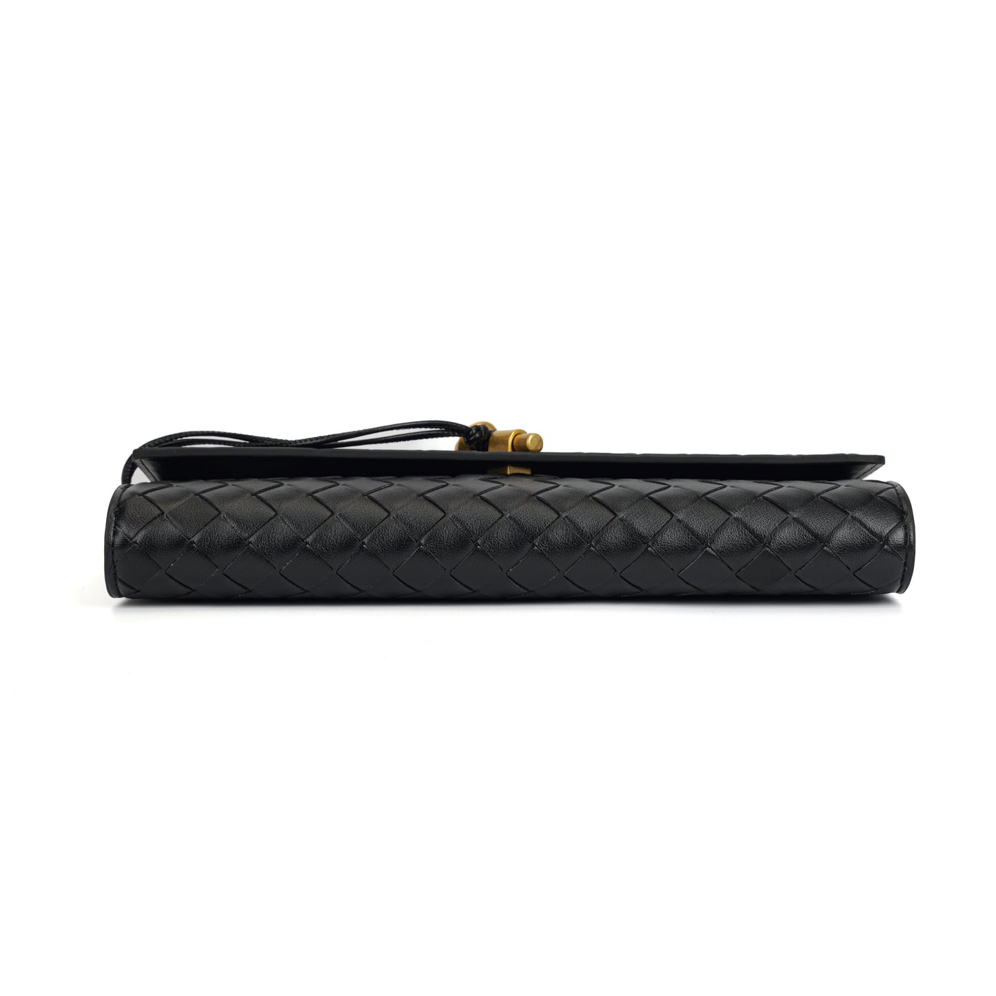 Modern Grace Woven Leather Clutch Bag | Cowhide Baguette Shoulder Bag